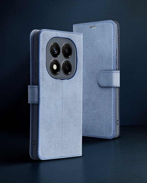 Xiaomi Redmi Note 14 Pro 5g Kılıf Trend S Plus Kapaklı Kılıf - Lacivert