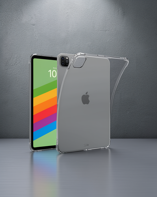 Apple İpad Pro 13 (2024) Kılıf Anti Shock Tablet Silikon - Şeffaf
