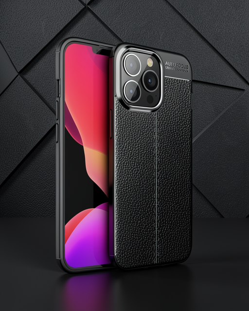 Apple İphone 13 Pro Max Kılıf Auto Focus Kapak - Siyah