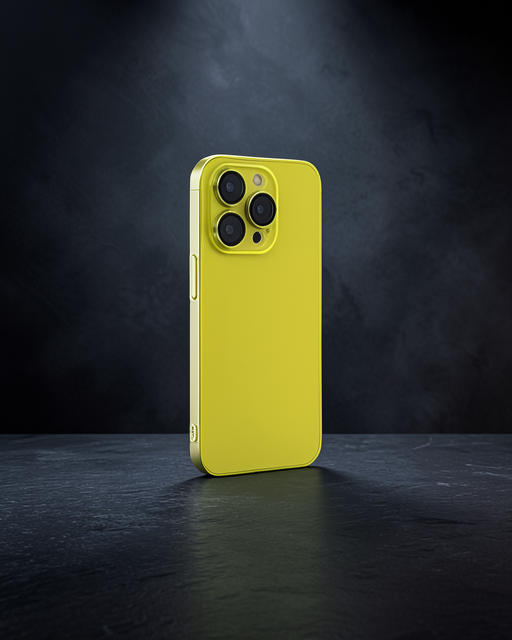 Apple İphone 14 Pro Kılıf Armada Lensli Kapak - Sarı