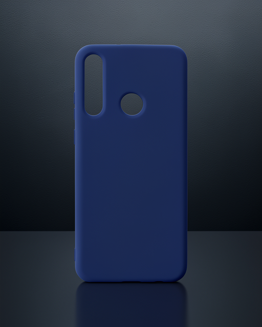Huawei Y6p Kılıf Nano İçi Kadife Silikon - Lacivert