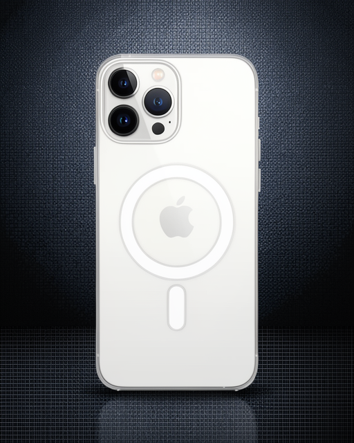 Apple İphone 14 Pro Kılıf Magneticsafe Şeffaf Silikon - Şeffaf
