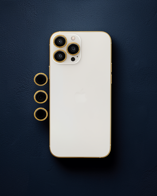 Apple İphone 12 Pro Shine Kamera Lens - Gold