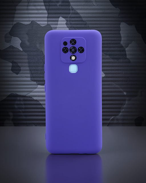 Tecno Camon 16 Kılıf Nano İçi Kadife Silikon - Mor