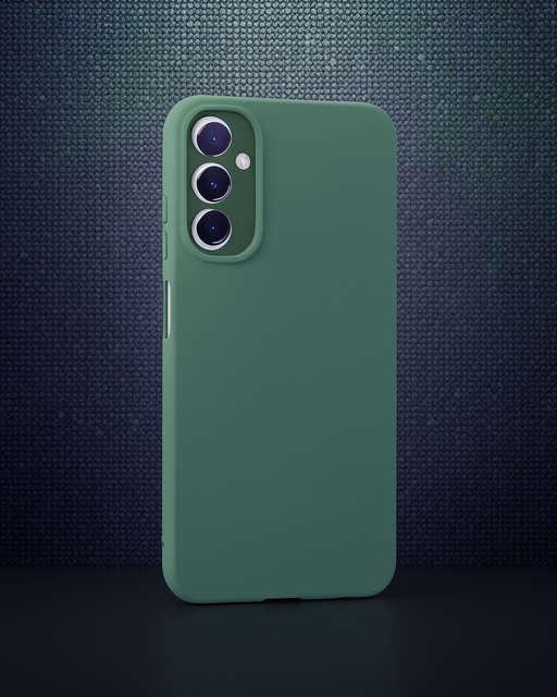 Samsung Galaxy A05s Kılıf First Silikon - Koyu Yeşil