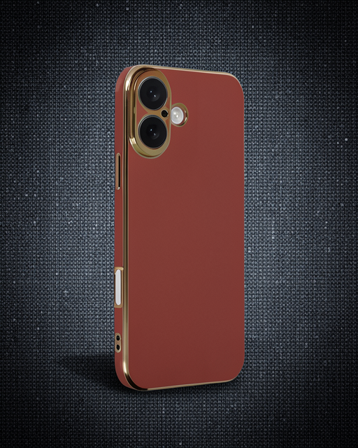 Apple İphone 16 Kılıf Volet Silikon - Kırmızı