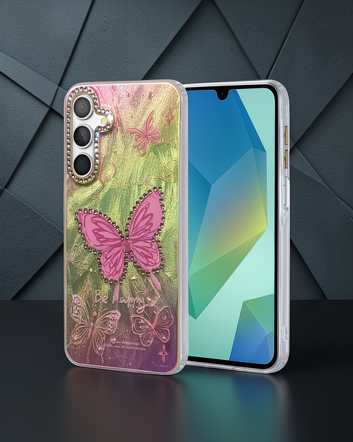 Samsung Galaxy S25 Kılıf Blade Aynalı Desenli Kapak - Desen 5