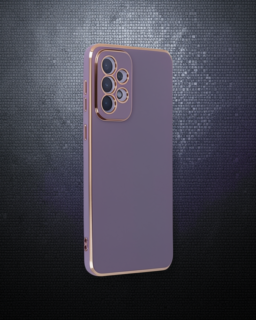 Samsung Galaxy A53 5g Kılıf Volet Silikon - Mor