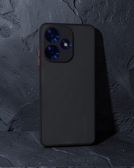İnfinix Hot 30 4g Kılıf Montreal Silikon Kapak - Siyah