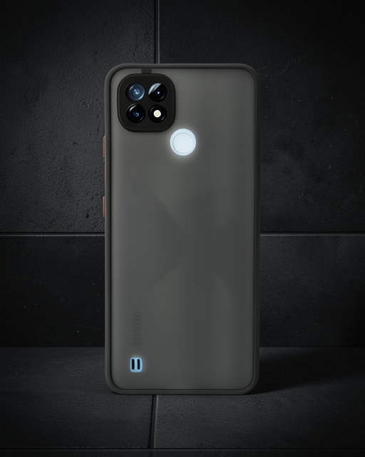 Realme C21 Kılıf Montreal Silikon Kapak - Siyah