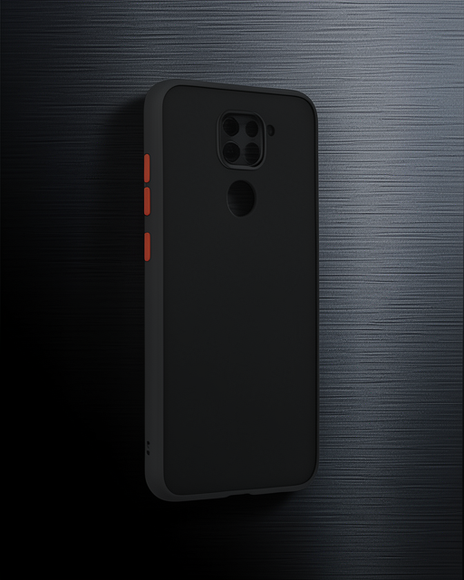 Xiaomi Redmi Note 9 Kılıf Montreal Silikon Kapak - Siyah