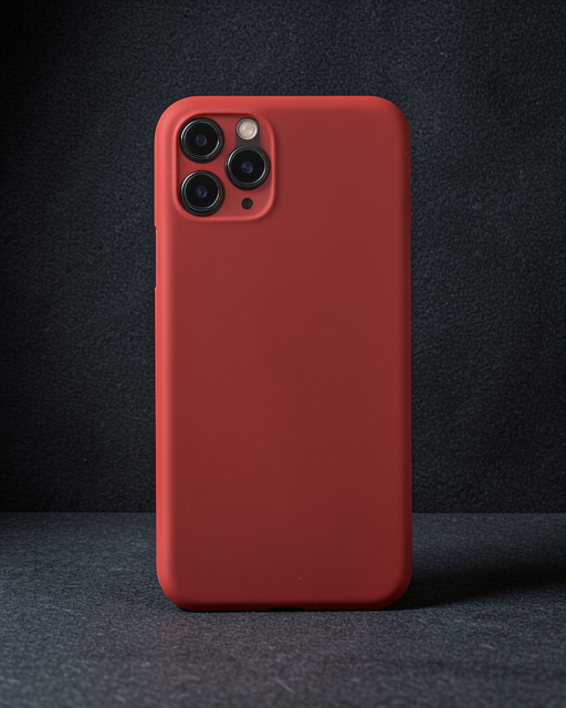 Apple İphone 11 Pro Max Kılıf Pp Ultra İnce Kapak - Kırmızı
