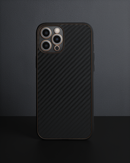 Apple İphone 12 Pro Max Kılıf Coco Karbon Silikon - Siyah