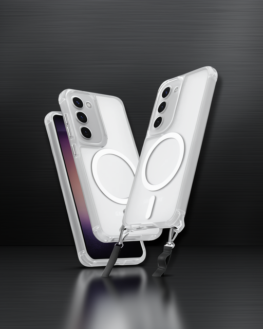 Samsung Galaxy S23 Plus Kılıf Enka Magsafe Silikon Kılıf - Şeffaf