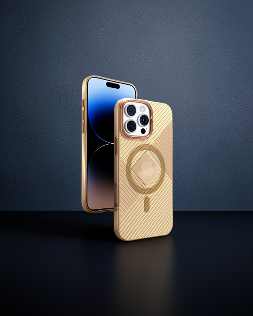 Joko Apple İphone 16 Pro Max Stella Pc Sert Magsafe Kılıf - Gold