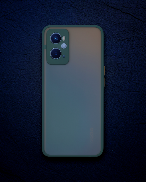 Oppo A96 Kılıf Montreal Silikon Kapak - Yeşil