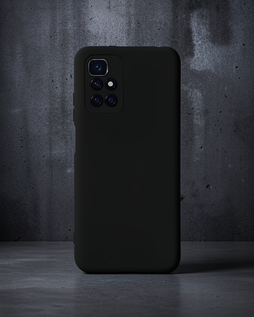 Xiaomi Redmi 10 2022 Kılıf Nano İçi Kadife Silikon - Siyah