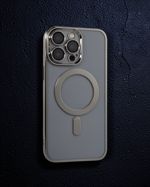 Apple İphone 14 Pro Max Kılıf Kross Magneticsafe Kapak - Titan Gri