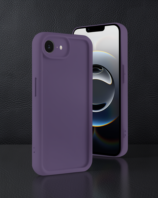Apple İphone 16e Kılıf Viera Silikon - Mor