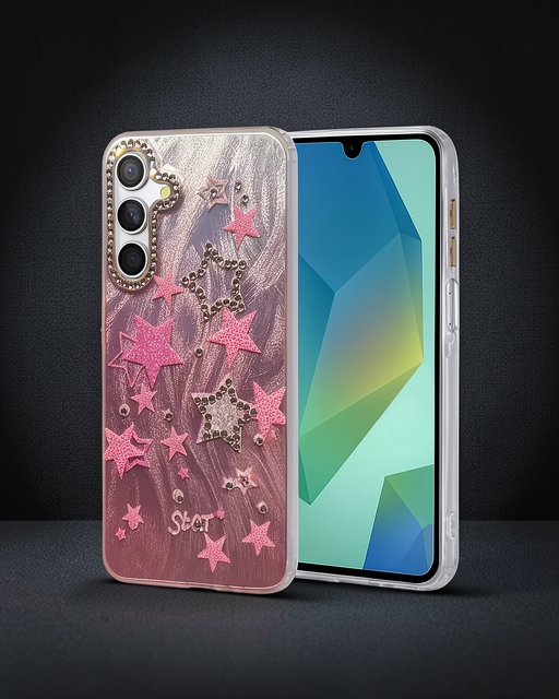Samsung Galaxy A15 4g Kılıf Blade Aynalı Desenli Kapak - Desen 7