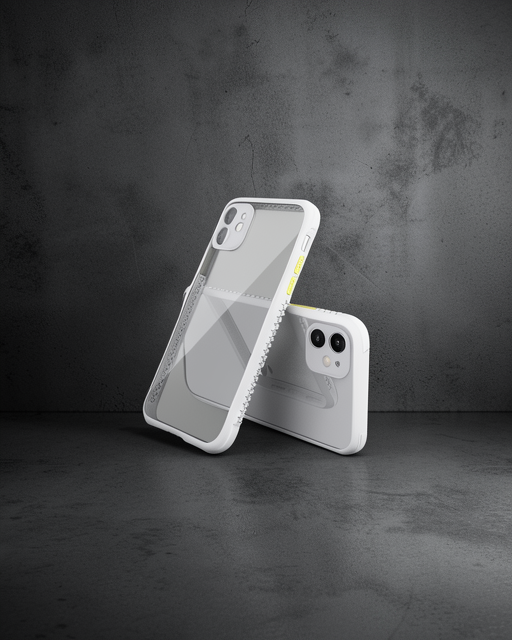 Apple İphone 12 Mini Kılıf Miami Şeffaf Silikon - Lila