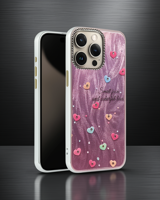 Apple İphone 15 Pro Max Kılıf Blade Aynalı Desenli Kapak - Desen 8