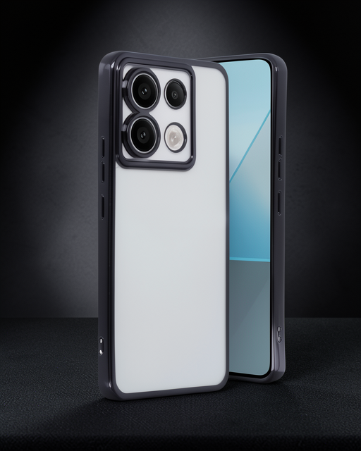Xiaomi Redmi Note 13 Pro 4g Kılıf Razer Lensli Silikon - Siyah