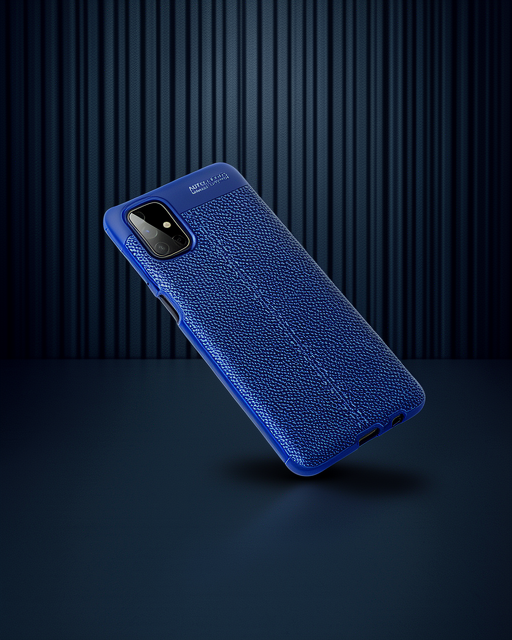 Samsung Galaxy M51 Kılıf Auto Focus Kapak - Lacivert