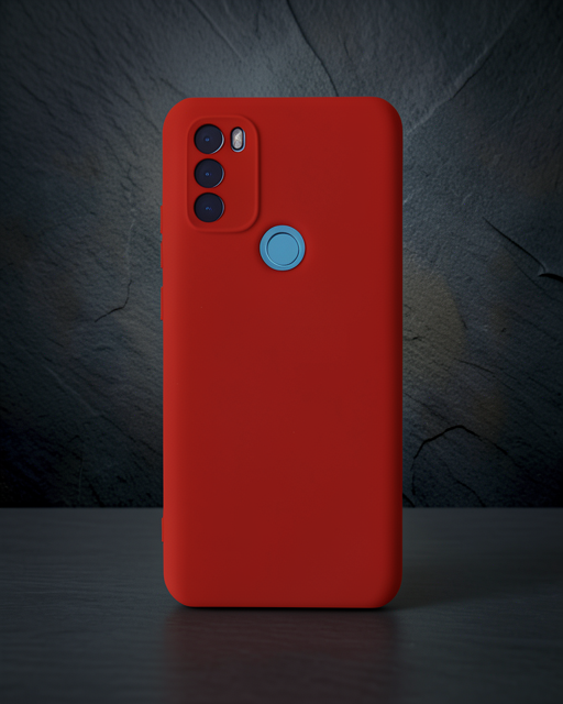 General Mobile Gm 21 Plus Kılıf Nano İçi Kadife Silikon - Kırmızı