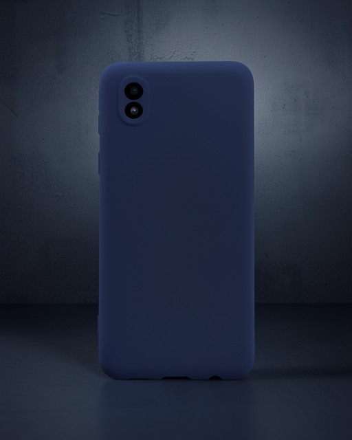 Samsung Galaxy A01 Core Kılıf Nano İçi Kadife Silikon - Lacivert