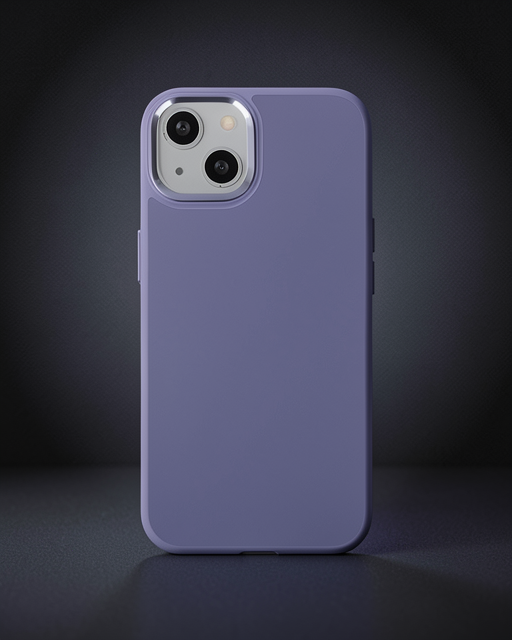 Apple İphone 14 Plus Kılıf Asya Deri Silikon - Mor
