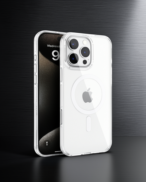 Joko Apple İphone 16 Pro Gleam Pc Sert Magsafe Kılıf - Şeffaf