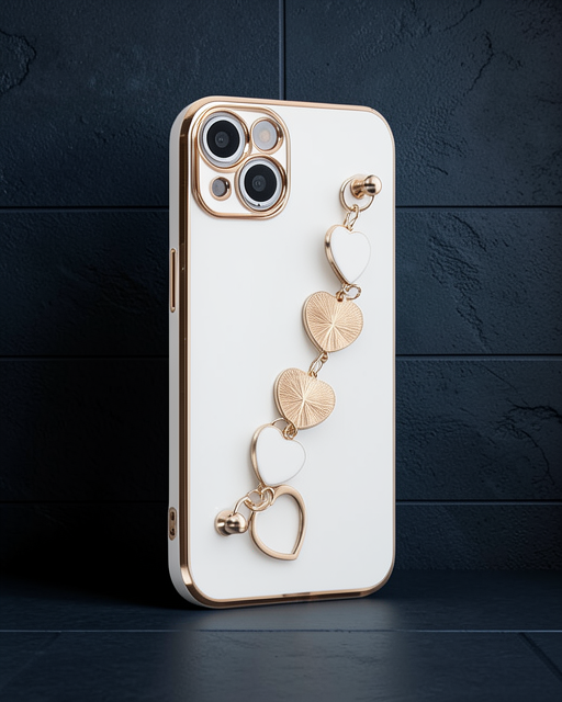 Apple İphone 14 Plus Kılıf Esila Silikon - Beyaz