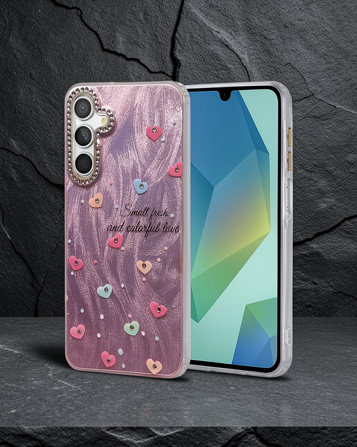 Samsung Galaxy A55 5g Kılıf Blade Aynalı Desenli Kapak - Desen 8