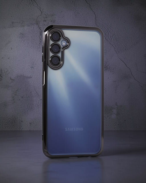 Samsung Galaxy A55 5g Kılıf Razer Lensli Silikon - Mor