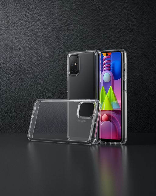 Samsung Galaxy M51 Kılıf Lüx Şeffaf Silikon
