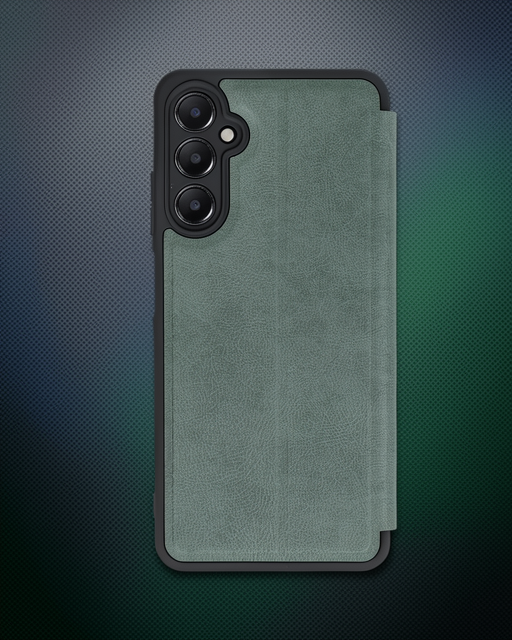 Samsung Galaxy A26 Kılıf Flip Cover - Koyu Yeşil