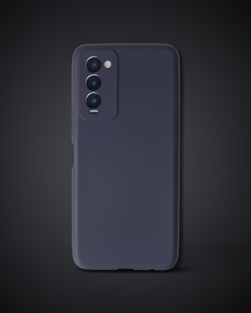Tecno Camon 18 Kılıf First Silikon - Lacivert