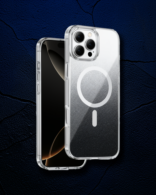 Onegif Apple İphone 16 Pro Max Sora Simli Magsafe Kapak - Siyah