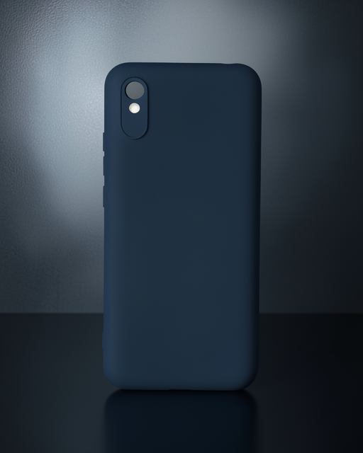 Xiaomi Redmi 9a Kılıf Nano İçi Kadife Silikon - Lacivert
