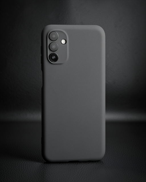 Samsung Galaxy A04s Kılıf Nano İçi Kadife Silikon - Siyah