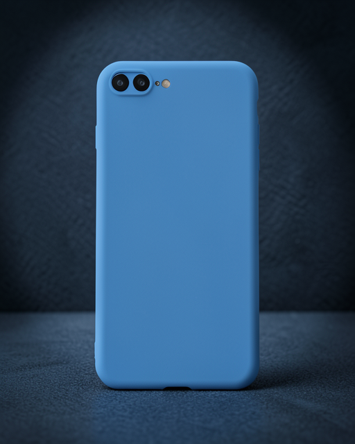 Apple İphone 7 Plus Kılıf First Silikon - Mavi