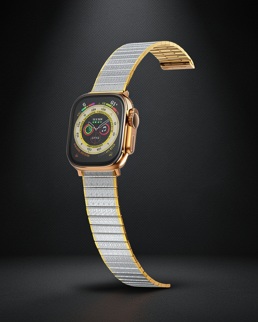 Apple Watch 38mm Made Metal Kordon (saat Değildir) - Gümüş-gold