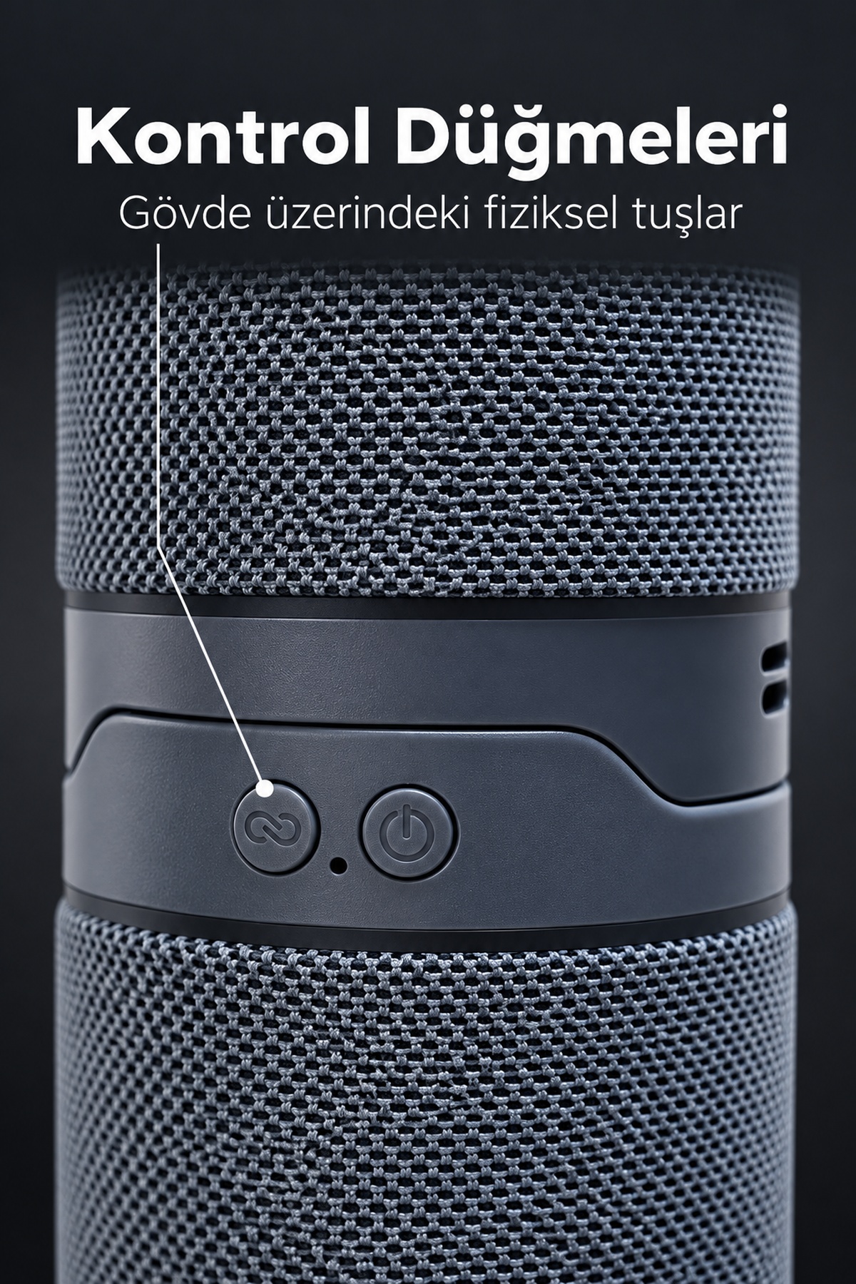 Bluetooth Hoparlör İki Parçalı Gövde ve TWS Stereo Eşleştirme