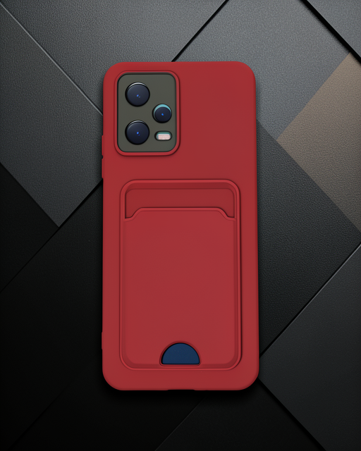 Xiaomi Poco X5 5g Kılıf Kelvin Kartvizitli Silikon - Koyu Yeşil