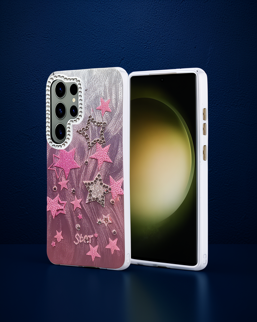 Samsung Galaxy S25 Ultra Kılıf Blade Aynalı Desenli Kapak - Desen 7